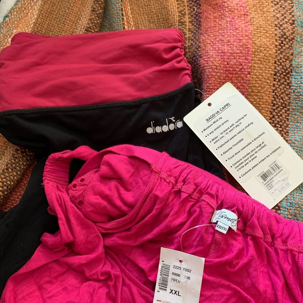 Diadora crops and kismet top. Size xl & xxl.